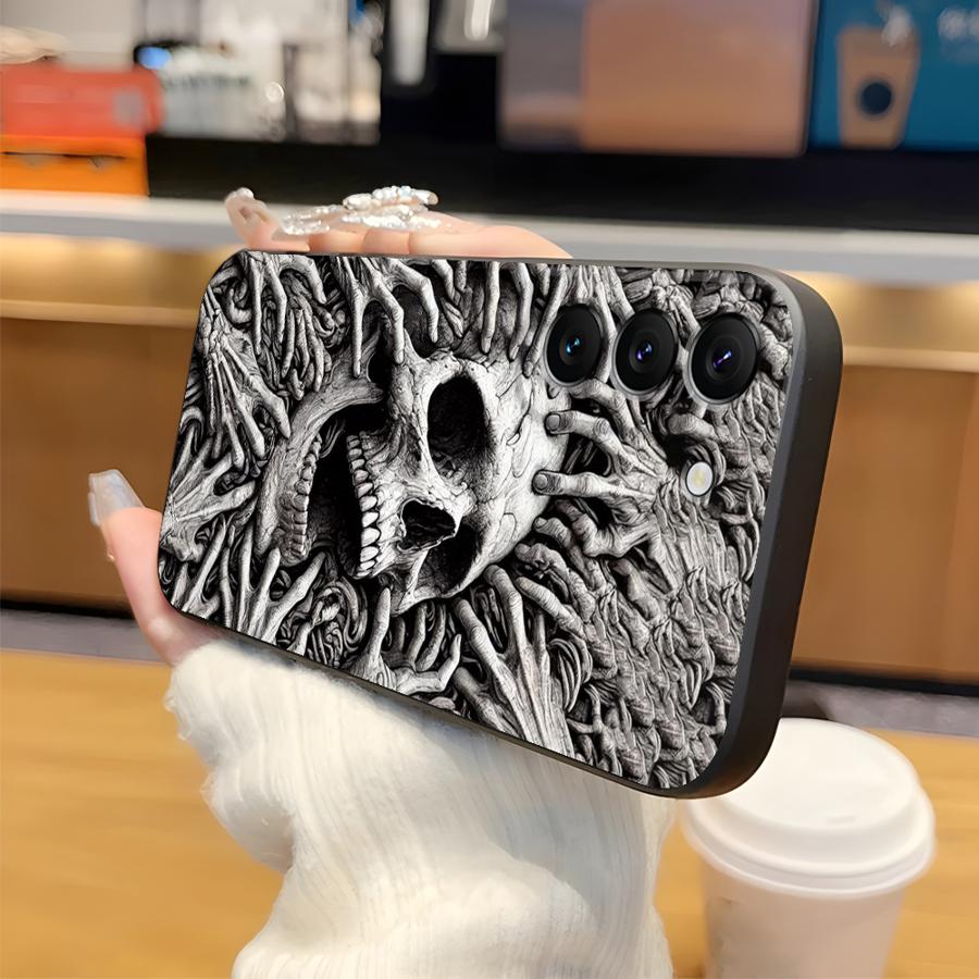 Skeleton Case for Samsung Galaxy S26 Ultra S24 S23 Note 20 8 9 10 S25 Plus S20 Ultra S10 S9 S21 FE Funda Phone Cover
