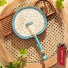 Summer Large Palm Fan, Children's Hand-Held Fan, Summer Handmade Woven Old-Fashioned Baby Mosquito-Repelling Small Banana Fan
