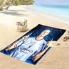 Erling Braut Haaland Print Beach Towel, Large Soft Quick Dry Towel for Beach Camping Swimming