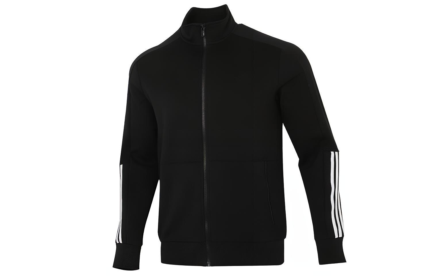 Куртки Adidas Мужские Черные Стойка Умеренные Другие H40196 XXL