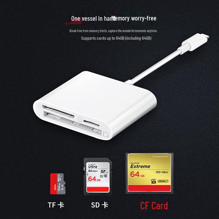 Apple Typ-C Multi-Kartenleser: XD, MS, CF, TF, SD, USB und Festplattenerweiterung für mobile und Computergeräte