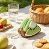 Zipper Pouch Plush Coin Purse Fruit Design Mini Purse Kawaii Plush Earphone Bag  Women