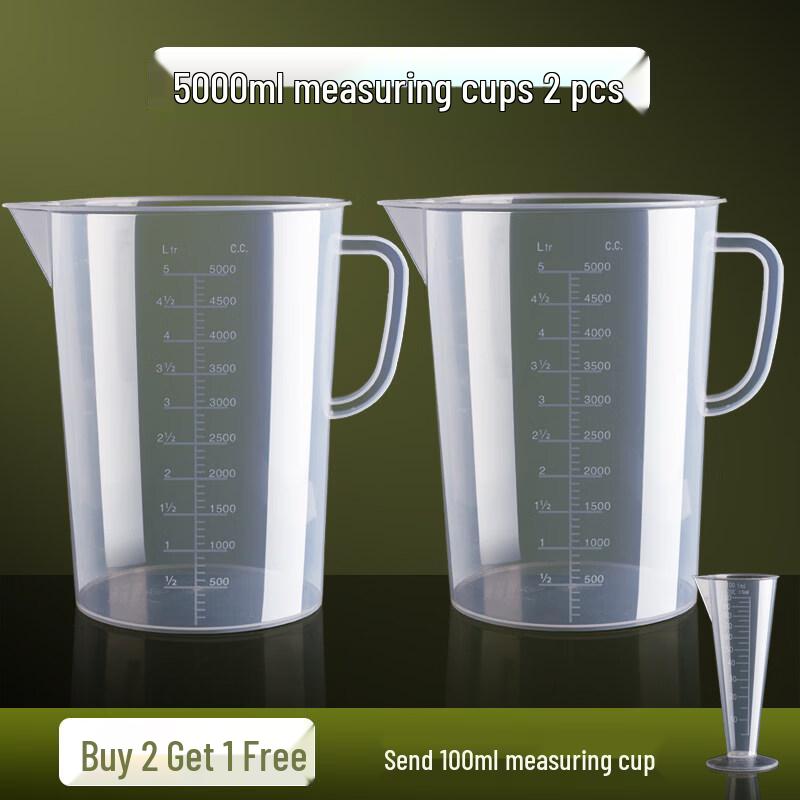 

ZISIZ Commercial Large Capacity Plastic Measuring Cylinder