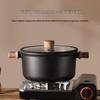 Universal Titanium Non-Stick Stockpot: Steaming & Stewing Pot for Induction & Gas Stoves