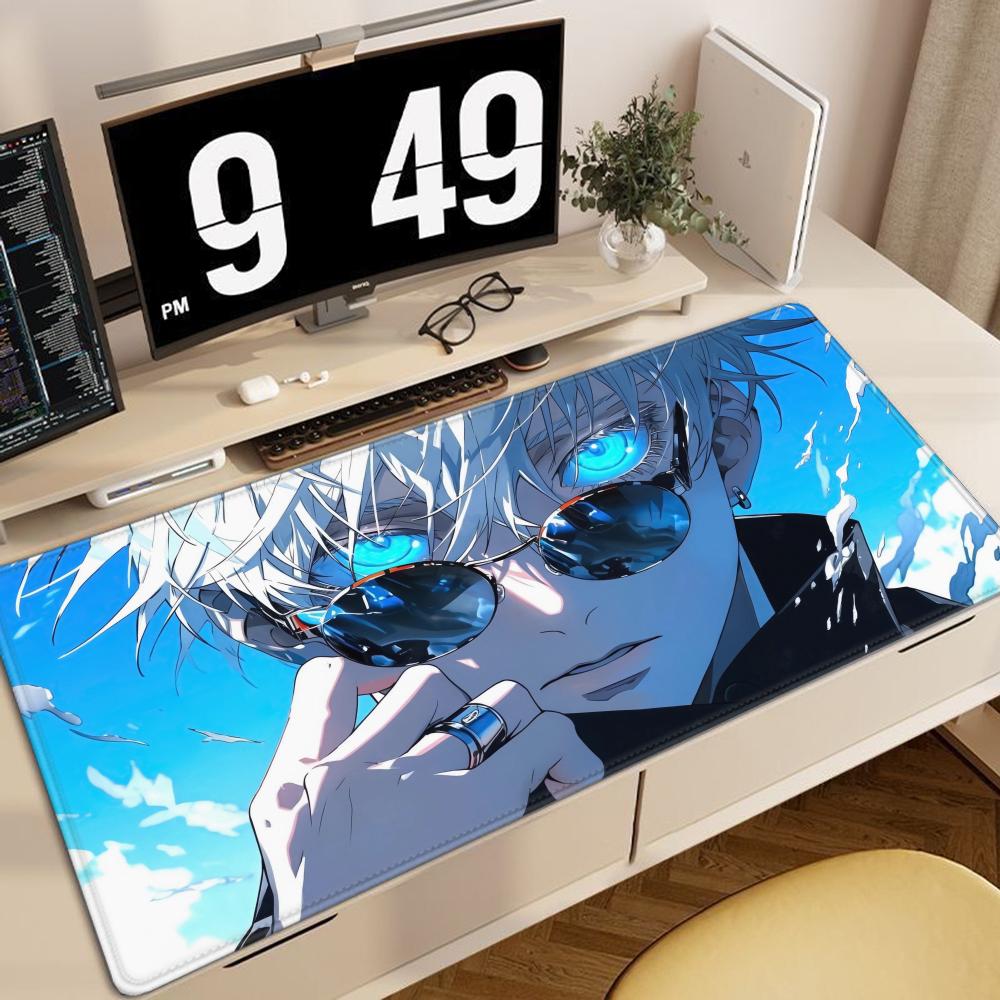 Podkładka pod mysz Anime Jujutsu Kaisen Gojo Satoru Duża Podkładka pod mysz do gier Gracz Firma Klawiatura Myszy Mata na biurko komputerowe Duży dywan