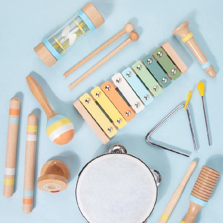 Children Waist Drum Toy Musical Instrument Percussion Toy Educational Baby Toy for Toddler Music and Sensory Development