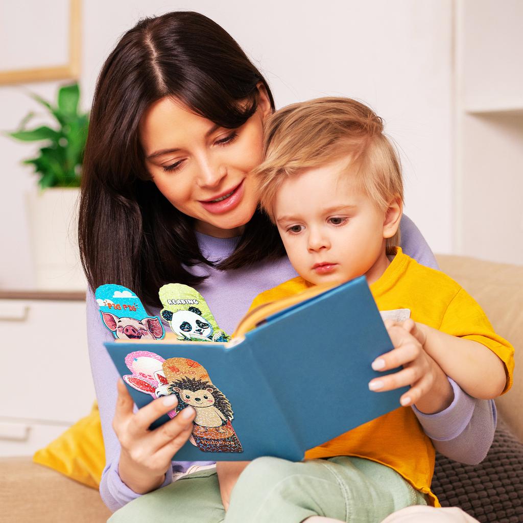 20 Cartoon Small Animal Paper Laser Bookmarks High Value Small Animal Bookmarks