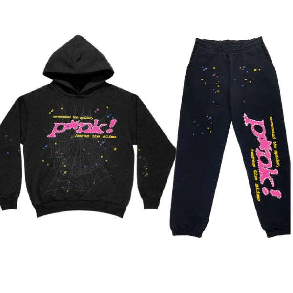 999 Club Black Spider Global Sportswear Spider World Sweatshirt Sweatpants Sp5der Cover