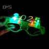 2025 Christmas Glasses Sequin 3 Flashing Modes LED Light Up 2025 New Year Photo Prop Anti-slip Unisex Holiday Themed Party Atmosphere Activator