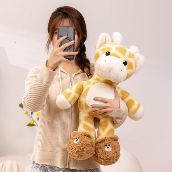Cute Dream Deer Plush Toy 50cm/70cm Soft Stuffed Animal Doll Elk Home Decor Christmas Gift for Girls Boys
