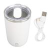 Self Stirring Mug High Speed Low Noise Stainless Steel Automatic Mixing Cup 350ml White