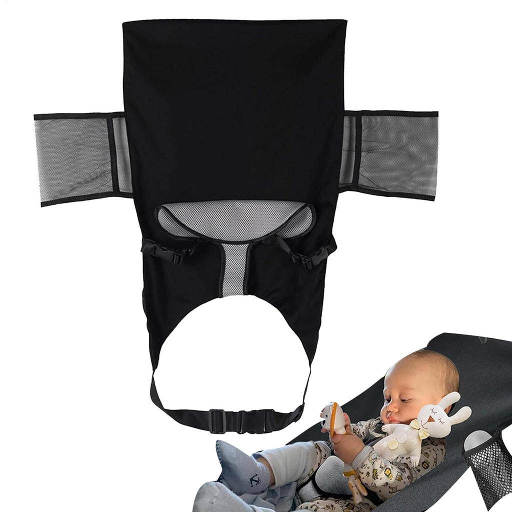Kids Travel Airplane Bed Portable Plane Seat Foot Rest Extender Breathable Comfort Hammock Must Have for Car Sleep Crib Toddler