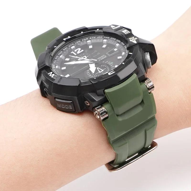 For Casio G-SHOCK GW-4000 GA-1000 GW-A1000 GW-A1100 G-1400 Strap TPU Silicone Diving Waterproof Sport Watch Band Bracelet Men