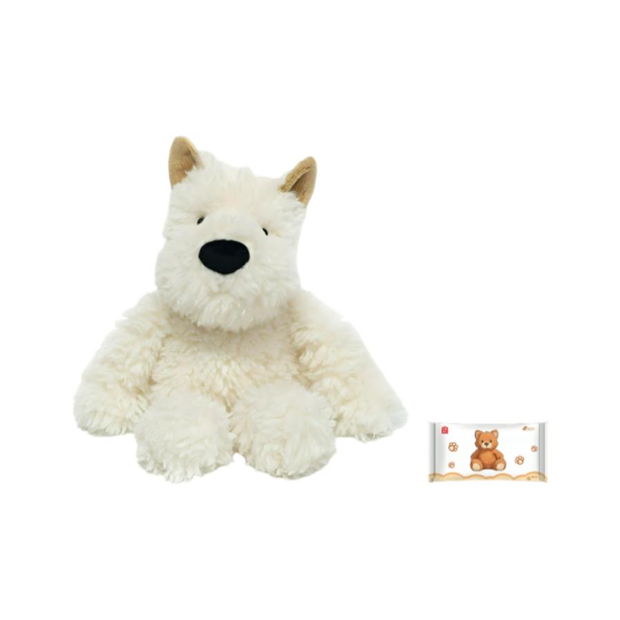 MINISO Монро Скотти, Милые куклы-щенки Вест-Хайленд Терьера Плюшевая кукла Высота 35 см Кукла Box Not Included