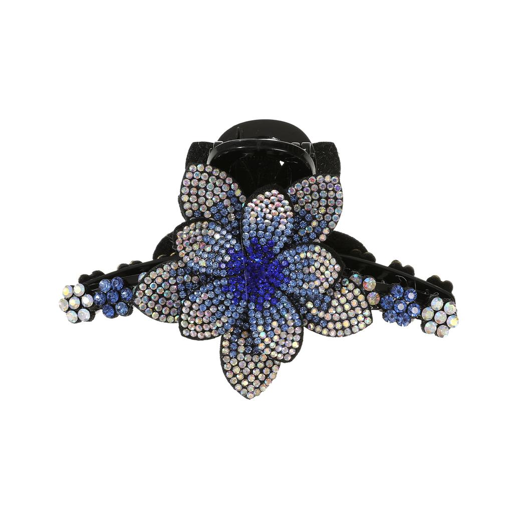 New Flower Hair Claws Clips Hairpins For Girls Women Fashion Rhinestone Hairgrip Barrettes Hair Crab Hair Accessories