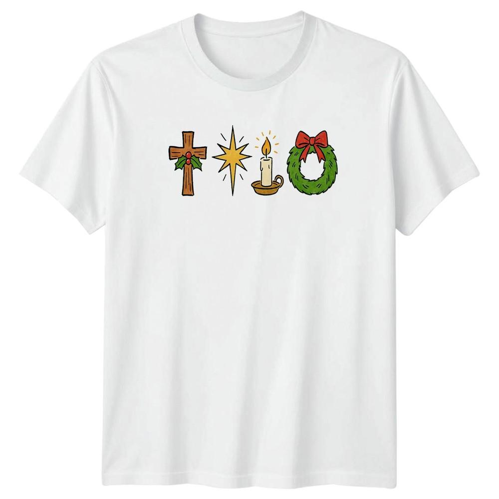 Christmas Symbols Holidays Unisexs TShirt Unisexs Tee Graphic Unisex Top S