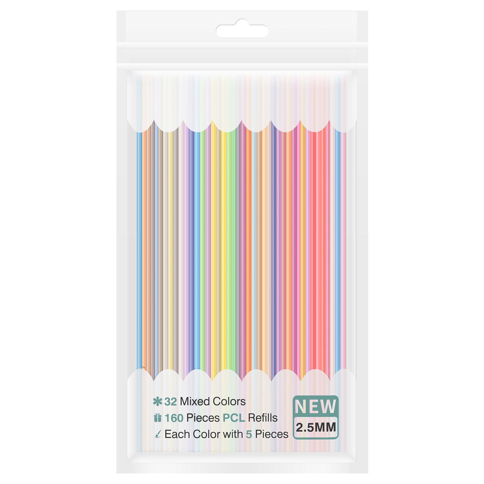 

Низкотемпературная 3D-ручка для печати, нить для рисования, материал PCL, 3D-ручка, замена стержней, расходные материалы, 2,5 мм для 3DoodlerStart+