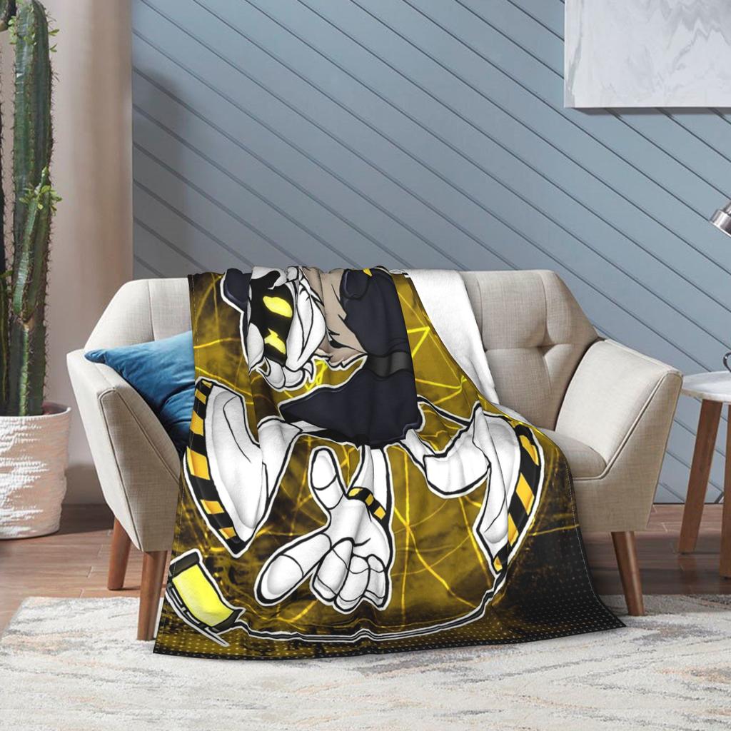 Murder Drones Throw Blanket for Couch Cool Doorman Soft Cozy Plush Blanket 50x60 Inches Multi-size Bedspreads for All Seasons