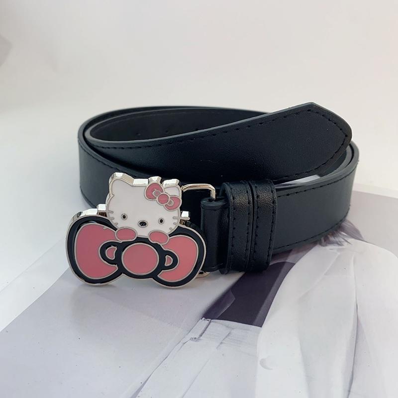 1PZ Guaina Regali di Festa Sanrio Hello Kitty Cintura Vita Ragazze Carine Cintura Brillante Versatile Accessori per Jeans