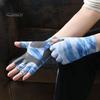 1 Paar Angelhandschuhe für Herren, Halbfinger, verschleißfest, kühlend, Camouflage-Druck, elastisch, gute Atmungsaktivität, Outdoor-Kletter-/Camping-Handschuhe