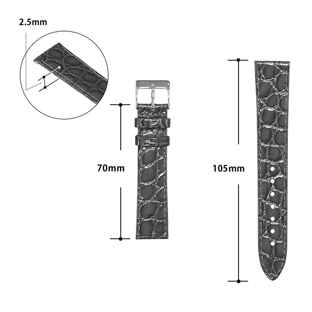 CASSIS Calfskin Watch Strap BRISTOL 14mm Gold Brown with Replacement Tool D1004208041014 [Cassis]