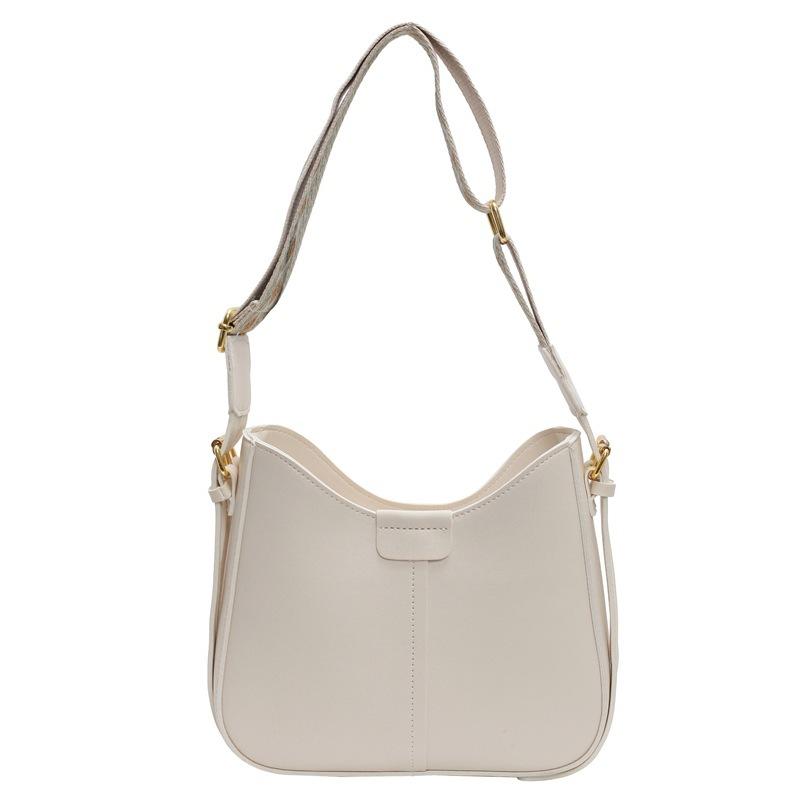 Bolso Cubo Retro con Correa Ancha para Hombro Mujer 2026 Nueva Versión Coreana Bolso Cruzado de Nicho Bolso de Hombro Popular para el Trabajo Este Año