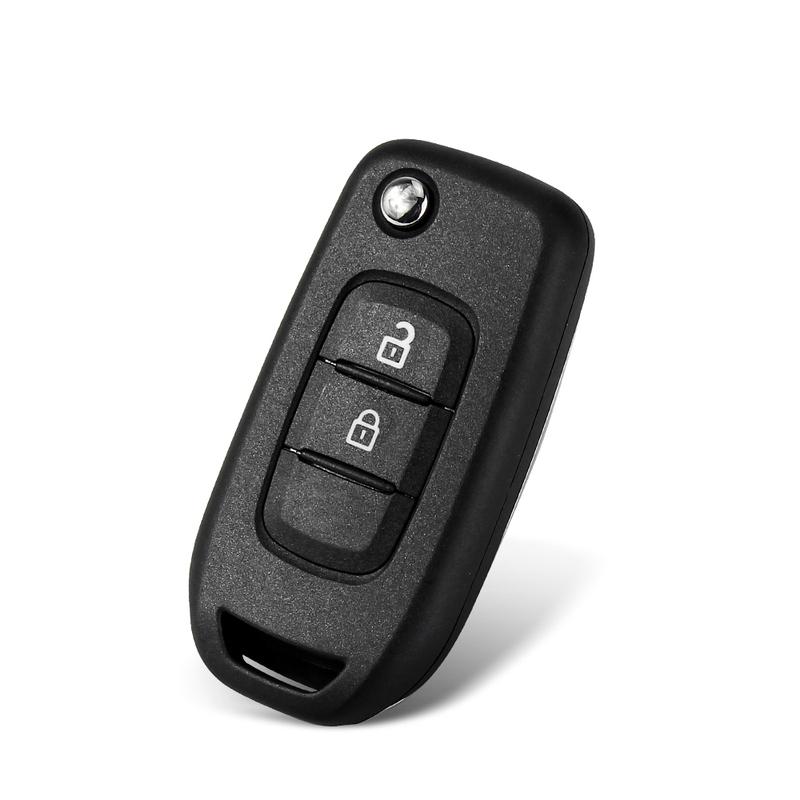 KEYYOU 2/3BN For Renault Megan Modus Clio Modus Kangoo Logan Sandero Duster Opel Almera For NISSAN ALMERA Modified Car Key Shell
