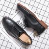 Leather shoes Men's formal business senior casual wedding groom suit comfortable soft-soled commuter interview shoes