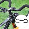 Bike Handlebar Component Attachment Simple Installation Comfortable Replacement Racings Bar