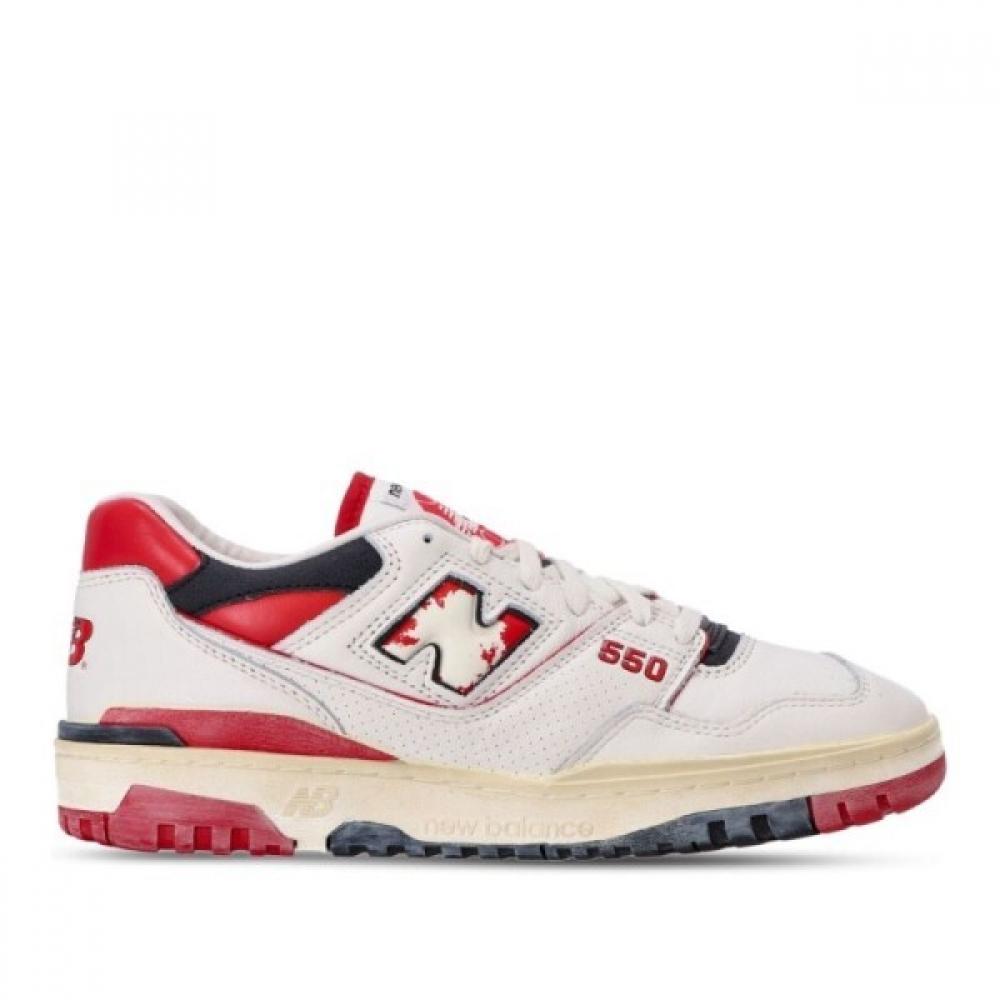 

New Balance Multicolor Leather Vintage Style Sneakers Bb550vga Offwhite Tered US10