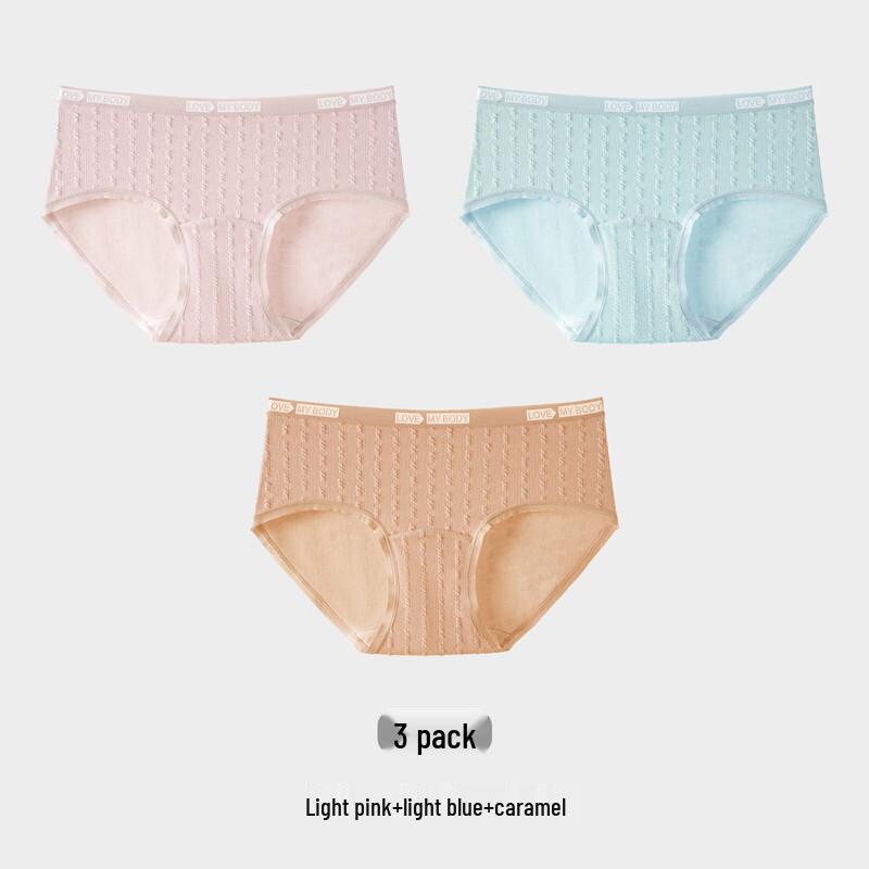 

Women s High-Waist Seamless Cotton Blend Underwear 3-Pack XL