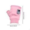 Heated Gloves Fingerless 3 Levels Adjustable Hand Warmers for Work Hiking Riding