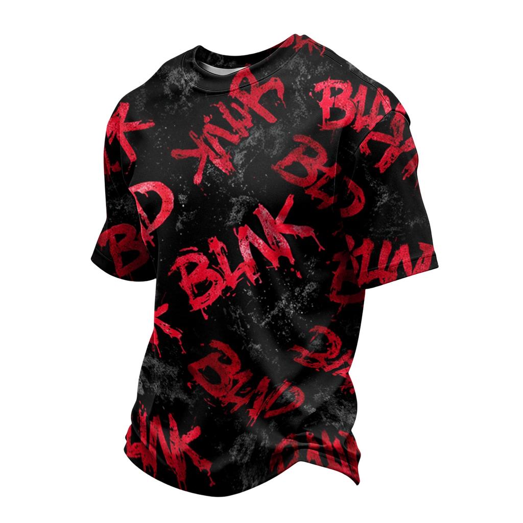 Men's Casual Lightweight Breathable Short Sleeve T-Shirt with Halloween Print Crew Neck Comfortable Fit for Daily Wear