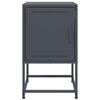 Maison Exclusive - Tables de chevet 2 pcs anthracite 36x39x60,5 cm acier