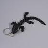 Adorable Multi Jointed Keyrings Creative 3D Printed Gecko Figurine Keychain Unique Backpack Decoration Accessories Gifts