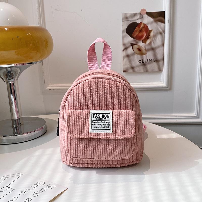 Schoolbag Mini Ladies Backpack 1011 New Retro Velvet Travel Small School Bag Korean Edition Fashion Casual Commuter Backpack