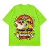 Chicken Banana Party Funny Meme T Shirt Unisex Unisex Fashion Clothing Tshirts Summer Shortsleeved Loose Casual Cotton Tshirts