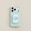 iPhone 15/17 Pro Cute Cat Stand Frosted Star Protective Case