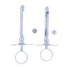 Stainless Steel Dental Aspirating Syringe Gun Hook-Headed Sharp Head Dentist Injector Surgical Instruments Tool Dental Supplies