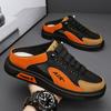 Fashion Men's Shoes Men's Shoes 2025 New Lazy One-pedal Slippers Student Casual Trendy Shoes Men's