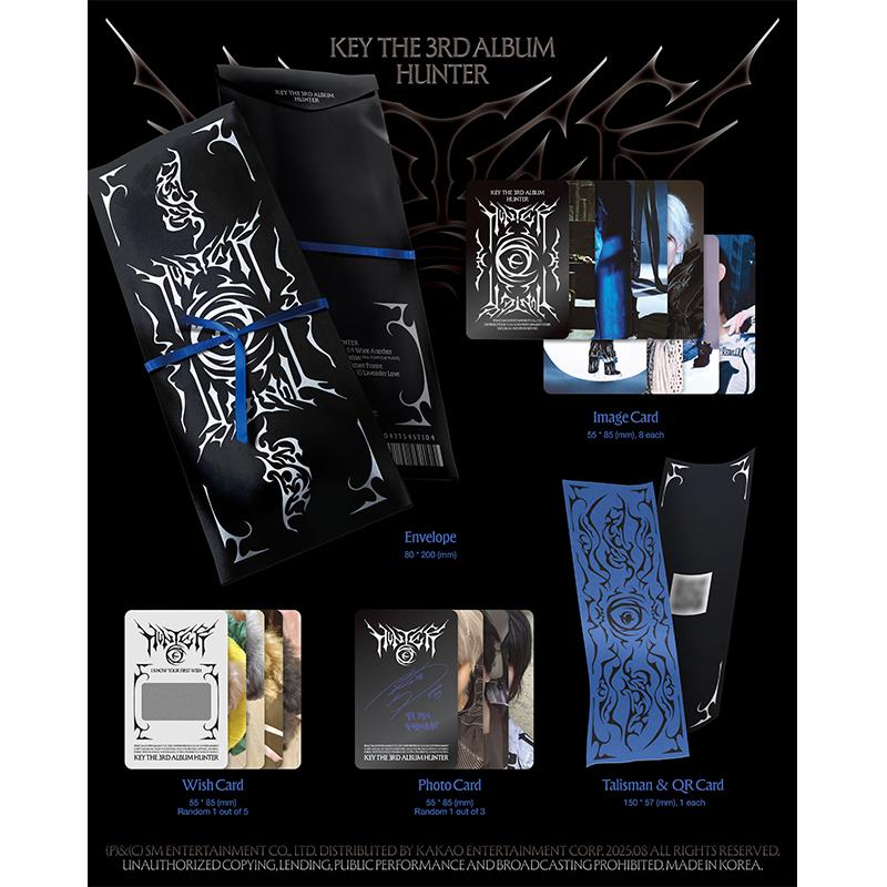 [Pre-order] KEY(SHINee) – 3rd FULL ALBUM [HUNTER] Talisman (QR) Ver