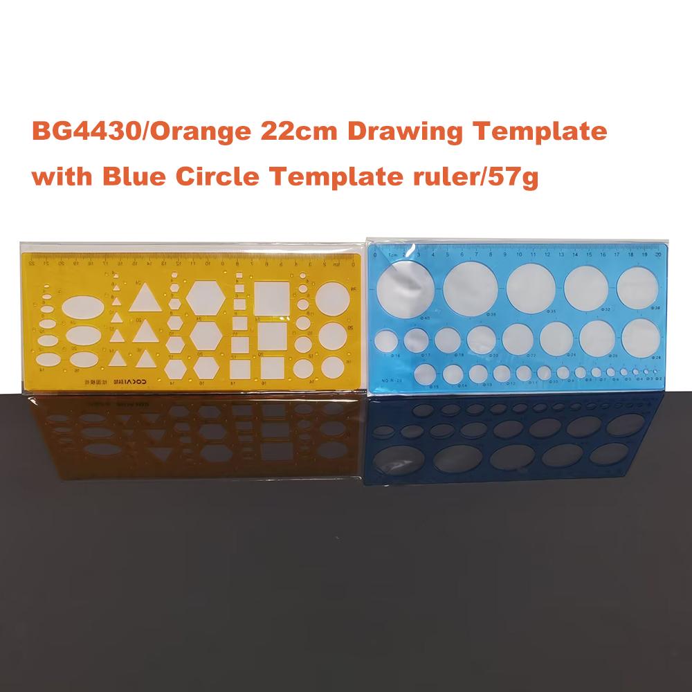 1Pcs Gifts Drawing ruler ruler Draw a circular ruler Geometric template Mathematical Template Multi functional graphic template