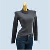 Soft Glutinous Knitted Half-high Collar Bottoming Shirt Sweater Women Autumn and Winter Simple Temperament Inner wear Slim fit Warm Long sleeve Top
