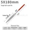 Diamond Grit Shaping Files Set: Electroplated Flat & Round Files for Woodworking