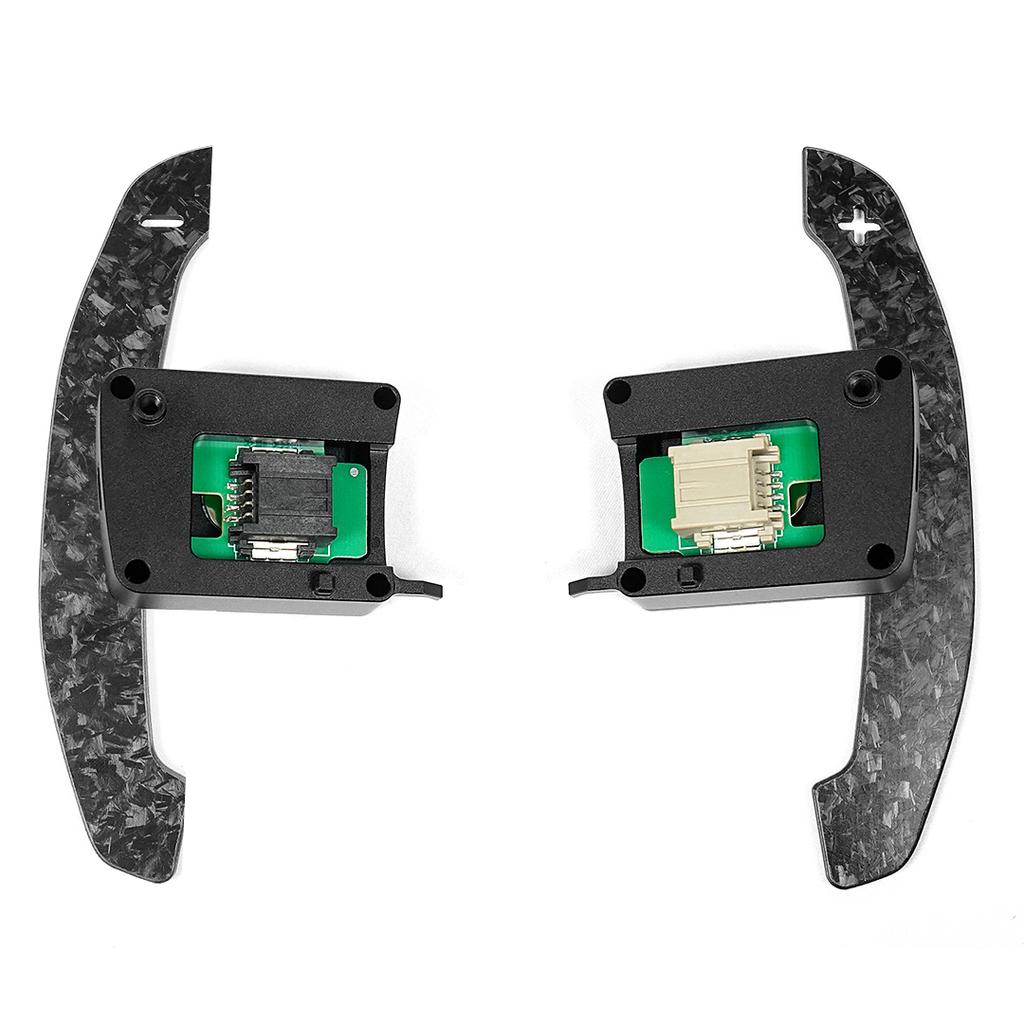 Carbon Fiber Magnetic Paddles Shifter For Mustang GT/Shelby 2015 - 2023 Aluminum Alloy Steering Wheel Paddle Shifter Extension
