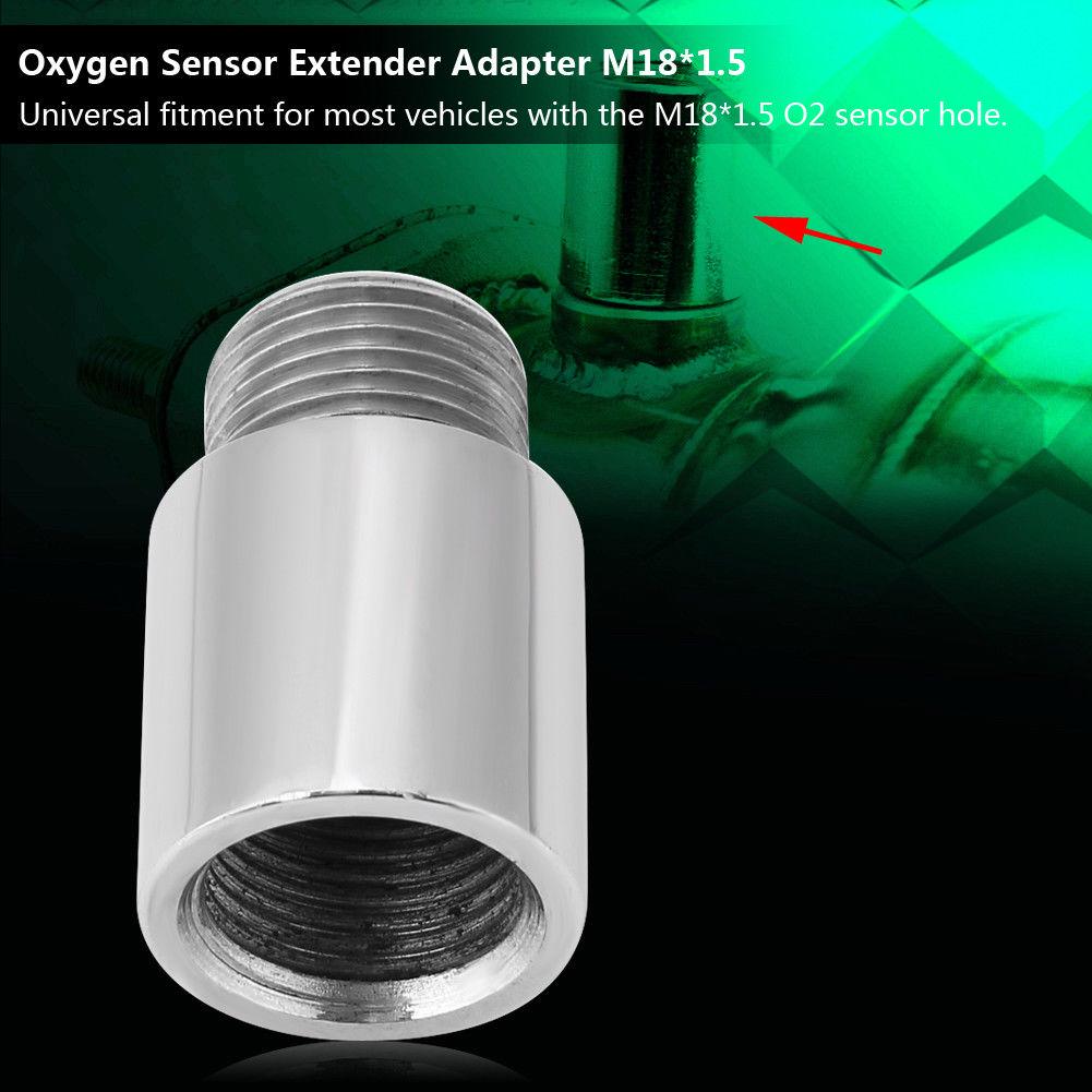 4pcs Oxygen Sensor Bung Adapter Extension Extender M18 Straight Bolt-on Install