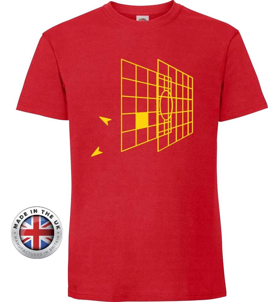 Star Wars T Shirt Millennium Falcon Targeting Red T Shirt UnisexLadies Fitted S