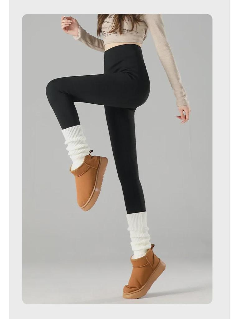 Women's Velvet Thickened Cashmere Shark Pants for Autumn and Winter