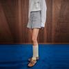 ELLE French Fashion Design Loose Versatile Slimming Skirt Pants A-Line Three-Quarter Pants Casual Shorts Women bottoms L8WKM197