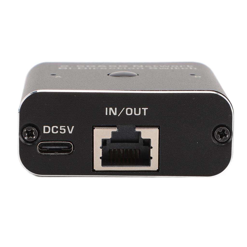 1000 Mbps Network Switch Professional 2 In 1 Out Or 1 In 2 Out Bidirectional Interchange RJ45 Network Splitter